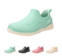 Generisch Ankle Boots Women's Short Boots Summer Waterproof Non-Slip, Green, 8 UK