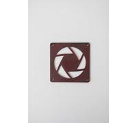 Generisch Aperture Square Fan Cover - Square Camera Design for 120mm / 140mm Fans (Green, 140mm)