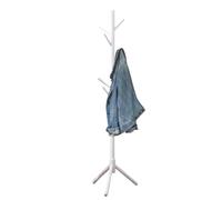 Generisch Appendiabiti in Legno - Car Portante con 8 Ganci, Stand Moderno Per Giacche E Borse, Supporto Stable Vestiti Sciarpe Borsette Ingresso Camera, Struttura Albero Design Natural Arredo