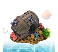 Generisch Aquarium caves and hiding places for fish, fish cave for aquariums, Betta cave aquarium , resin fish shrimp, fish house aquarium cave, retro wine barrel cave, gar