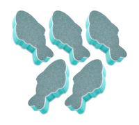 Generisch Aquarium Cleaning Aquarium Glass Scrubber Double-Sided Mould Tool Kt Five-Piece Reusable Brush Betta Turtle Pond Salt Water Freshwater Kitchen Home Accessory Langle