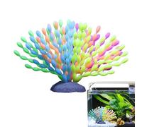 Generisch Aquarium Coral Decoration, Silicone Colour Gradient, Realistic, Aquarium Statue, False Coral Shape, for Apartments, Ponds, Living Room, Bedroom, City Dwellers as well as