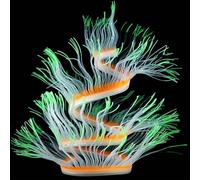 Generisch Aquarium Ornaments - Natural Glow in the Dark | Artificial Aquarium Decoration | 75cm Soft Realistic Glow in the Dark | With Adjustable Placement Angles For