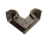 Generisch Aquarium Underground Tunnel, Double Entrance Comfortable Resting - Shrimp Cave Tunnel Accessories - for Tank Breeding Hiding Stuff Water Indoor Outdoor