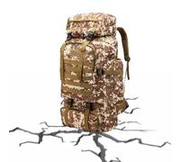 Generisch Army Backpack for Men - 80L Army Bag Large Capacity Water and Tear Resistant Storm Backpacks for Men Hiking Hunting Outdoor Travel Mountaineering, Desert camouflage, Siehe Beschreibung, See