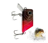Generisch Artificial Bait - Floating Bait with Hooks and Rattle Sound, Trout Bait, Fishing Lure for Anglers for Catching Trout, Catfish, Zander, Crappie, Bluegill in Lakes, Rivers and Saltwater Waters