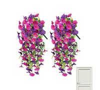 Generisch Artificial Glory Winds Flowers, Pack of 2, for Indoor and Outdoor Use, UV-Resistant, Multicoloured - Artificial Glory Winds Spring Decoration | For Garden, Home, Wall, Wedding, Birthday