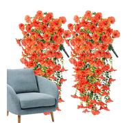 Generisch Artificial Petunia - Artificial Silk Flowers - Weatherproof Everflowering Plants for Tubs Balcony Box Vase Patio Walkway Garden Pack of 2