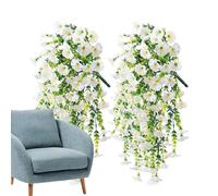 Generisch Artificial Petunias, Artificial Petunias, Faux Plants, Weatherproof, Pack of 2, Durable for Planters, Vases, Walkway, Garden