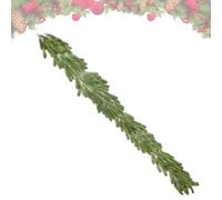 Generisch Artificial Pine Branches, 200 cm Long Green Artificial Cedar, Branches for Christmas Trees, for Home, Entrance Door, Fire Pit, Patio, Outdoor, Garden, Winterproof