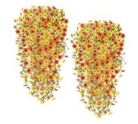 Generisch Artificial Silk for Home Accessories - 2 Piece Outdoor Artificial Stem Plants for Kitchen, Bathroom, Office, Living Room, Farmhouse, Garden, Patio, Yard