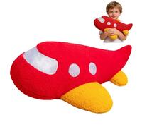 Generisch Astronaut Plush Toy, Rocket Cuddly Toy, Kawaii Plane Plush Toy for Children, Space Plush Toys for Boys Girls Children's Room (Plane)