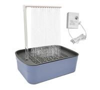 Generisch Automatic Bird Bath- 21.5 x 34 cm/Parrot Bathtub Bird Water Bowl for Lovers, Families Cycle Fountain Solar Feature Indoor with Running Cage Accessories Canary Budgies with Circulating Faucet