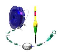 Generisch Automatic Fishing Line Set, Automatic Portable Kit with a Colour Changing Float, Bobber Fishing Line, for Lake, Pond, Sea, Water, Boat, Outdoor, Outdoor and Travel