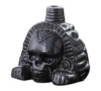 Generisch Aztec Death Whistle Realistic Skull Head Trick Toy Aztec Life & Death Clay Craft Scream Aztek