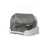 Generisch Baby Bottle Rack, Baby Bottle Drying Holder - With Lid and Removable Drain Tray, Storage Box for Kitchen, Nursing, Home, Boy, Girls, Parents, gray, see description, See description