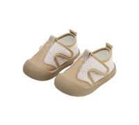 Generisch Baby First Walking Shoes Functional Designed for First Steps - Flexible Sock Shoes with Rubber Sole Breathable First Shoes for Indoor and Outdoor Use, style_j02 khaki, 5 UK