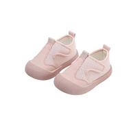 Generisch Baby First Walking Shoes Functional Designed for First Steps - Flexible Sock Shoes with Rubber Sole Breathable First Shoes for Indoor and Outdoor Use, style_j03 pink, 11.5 UK