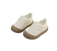 Generisch Baby First Walking Shoes Functional Designed for First Steps - Flexible Sock Shoes with Rubber Sole Breathable First Shoes for Indoor and Outdoor Use, style_j01 beige, 4.5 UK