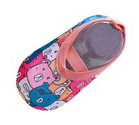 Generisch Baby Floor Socks Girls Boys Shoes Graphic Barefoot Socks Non-Slip Baby Shoes, multicoloured, 7 UK Child