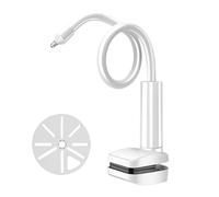 Generisch Baby Monitor Stand, Flexible Long Arm Bracket, Adjustable Clip Clamp with Strong Material, Ideal for Nursery Cot, Kitchen Shelf, Bathroom Furniture, Baby Camera Mount, White Colour