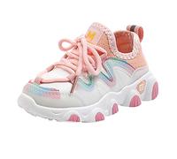 Generisch Baby Shoes Winter Warm Lined Durable Outsole Flexible Breathable Comfortable Child-friendly Non-Slip Soft Upper Material Cute Practical First Equipment, pink, 29 Little Kids