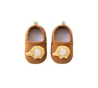 Generisch Baby Trainers with Soft Sole as First Shoes for Toddlers with Cute Cartoon Design, Ideal for Indoor and Outdoor Use, brown, 3.5/4.5 UK Child
