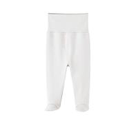 Generisch Baby Trousers, Children's Trousers, Jumpsuits, High Waisted Jumpsuits with Open Crotch, White, 3-6 Monate