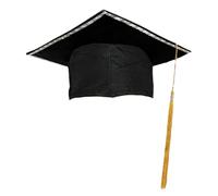 Generisch Bachelor Graduation Hat, Illuminated Graduation Hat for Children, Headdress with Tassels, Party Decoration, Graduation Accessories for Theme Party, School, University, Graduation & Ceremony