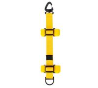Generisch Backpack Extension Strap, Adjustable Attachment Loop, Backpack Shoulder Straps - For Tool Storage, Equipment, Safety, Hiking, Outdoor, Camping and Mountaineering, yellow, Siehe Beschreibung