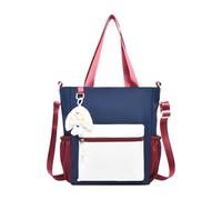 Generisch Backpack for Children with Chest Strap Casual Slip Cross Handbag School Travel Robust Neutral Outdoor Day Bag Easy Portable Comfortable Shoulder Strap, Wine Red, L, Classic