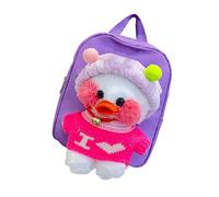 Generisch - Backpack for School, Backpack Plush Toy, Plush Removable Duck Cute Cartoon Kids | Beautiful Waterproof Girls Travel Bag Large Capacity for Picnic