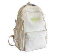 Generisch Backpack Laptop Children's Backpack Chest Strap Hand Luggage Large Capacity School Bag Female Middle School Student Shoulder Bag Compartment Computer Shoulder Bag, White, Einheitsgröße