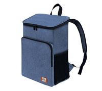Generisch Backpack Laptop Kids Backpack Chest Strap Hand Luggage Thickened Insulated PEVA for Outdoor Cold Storage Travel Beer Bag Double Layer Insulated Cool, navy, Einheitsgröße, Rucksack Backpacks