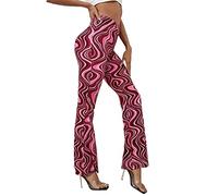 Generisch Bad Taste Outfit Women's Leggings Flared Trousers Fitness Yoga Trousers Thermal Leggings Women Extra, red, M