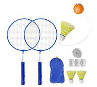 Generisch Badminton Trainer Kit - Automatic Rebound System, Solo Practice Tool, Telescopic Main Unit Indoor Training Equipment, Adjustable Height Wall Mounted Exercise Set for Athletes