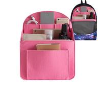 Generisch Bag Organiser, Bag Insert Organiser | Portable Felt Storage Bag | Travel Backpack Insert, Backpack Organiser with Multiple Pockets for Backpack Shoulder Bags