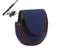 Generisch Bait reel case, neoprene carry bag with lining, tear-resistant portable conventional reel case, sports activities, outdoor use, on lakes and rivers, on