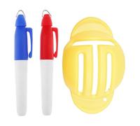 Generisch Ball Line Marker, Drawing Gadgets with Pen, Golf Ball Alignment Marker, for Tournament and Training on the Golf Course, Driving Range, Outdoor, Backyard and Green