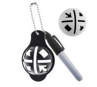 Generisch Ball Marker, Shaped - Tool for Drawing Lines on Golf Balls for Putting | For Players Men Women Tournament Place Putting Green Driving Range Practice Gift
