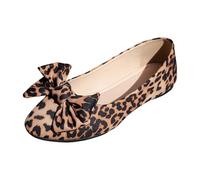 Generisch Ballerina Shoes Women's Opening Spring Lightweight Breathable with Large Bow Decoration Soft Bottom Casual Slouchy Shoes Fashion Student Shoes Elegant Comfortable, b, 7 UK