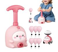 Generisch Balloon Drive Car Kit Set, Interactive Battery-Free Science Experiment, Aerodynamics Learning Balloon Rocket Set, for Primary School Students and Girls in the Classroom and at