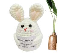 Generisch Bambola - 5.5 x 9.5 cm Uncinetto | Portafortuna in poliestere, decorazione artigianale fatta a Mano Con Design Unico, Regalo creativo per Amici e casa