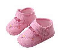 Generisch Barefoot Sandals Kids Toddler Baby Girl Soft Sole Princess Wedding Dress Mary Jane Newborn Light Baby Trainers Shoes Sandals 35, pink, 2.5 UK Child