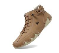 Generisch Barefoot Shoes Men's Autumn Fitness Shoes Outdoor Winter Boots Lined Waterproof Running Shoes Trainers Work Shoes Barefoot Winter Shoes Lined Running Shoes, yellow, 6 UK