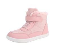 Generisch Barefoot Winter Boots for Girls Wide Toe Ankle Length Winter Snow Boots with Slip On Sole For/Large Baby Shoes Boy, red, 9.5 UK Child