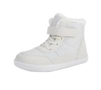 Generisch Barefoot Winter Boots for Girls Wide Toe Ankle Length Winter Snow Boots with Slip On Sole For/Large Baby Shoes Boy, White, 10.5/11 UK Child