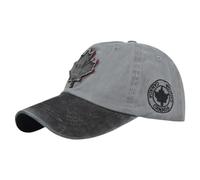 Generisch Baseball Cap Sun Hat Cowboy Hat Western Hat Canada Baseball Cap Canada Day Embroidered Maple Leaf Flag Adjustable Hat, darkgray, One Size