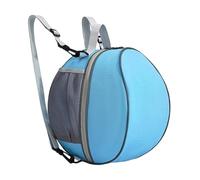 Generisch Basketball Bags For Boys - Large Adjustable Waterproof | Youth Bag Single Ball Competition Daily Volleyball Travel School Teens Coaches Players, Lake-blue, Siehe Beschreibung, See