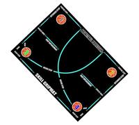 Generisch Basketball Training Mat for Children, Training Accessories for Ball Games and Basketball, Non-Slip Dribble Mat, for Children, Adults, Player, Trainer, Sports Teacher, Home and On the Go